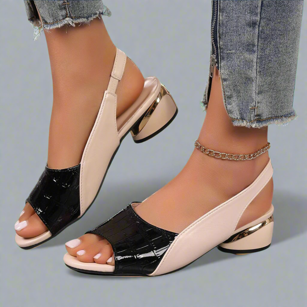 Margund | Bequeme Sandalen mit stabilem Absatz