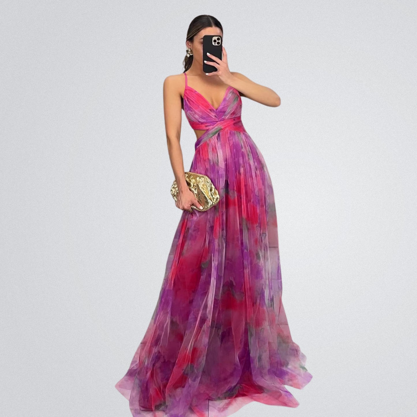 Verity - Maxikleid mit Blumenprint