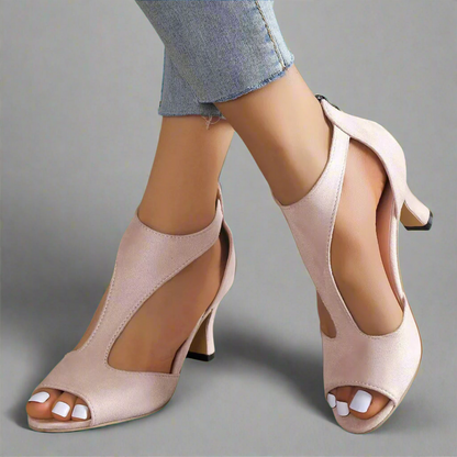 Heidrun | Elegante Komfortsandalen mit Absatz