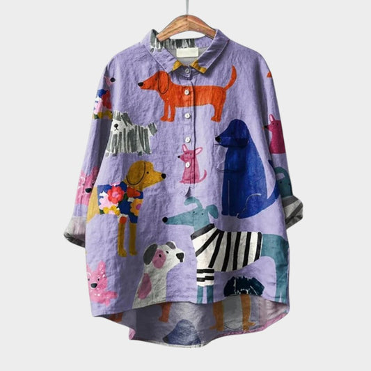 Astrid | Premium Bluse mit Spitze