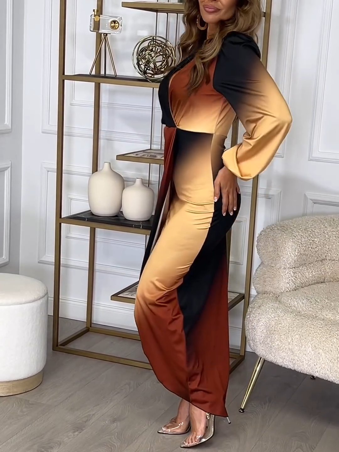 Jolie - Maxi-Wickelkleid
