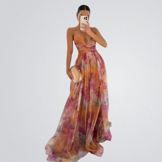 Verity - Maxikleid mit Blumenprint