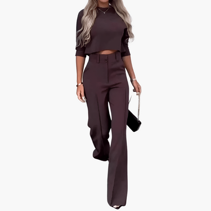 Cleo | Elegantes Croptop-Set für Frauen