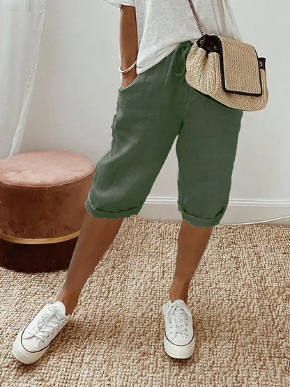 Jillian | Bequeme Shorts mit Umschlagsaum
