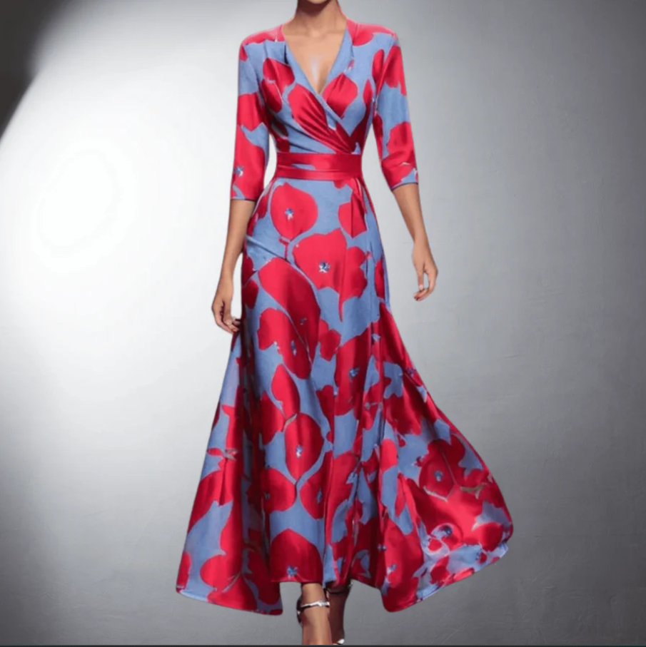 Cordula – Klassisches geblümtes Kleid