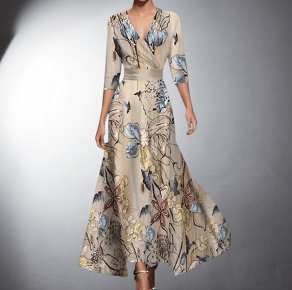 Cordula – Klassisches geblümtes Kleid