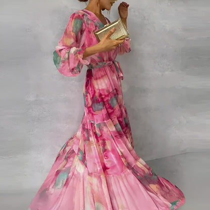 Marizanne - elegantes Sommer Kleid mit Falten