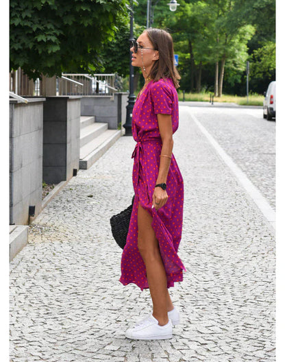 Eva | Stilvolles Kleid mit V-Ausschnitt