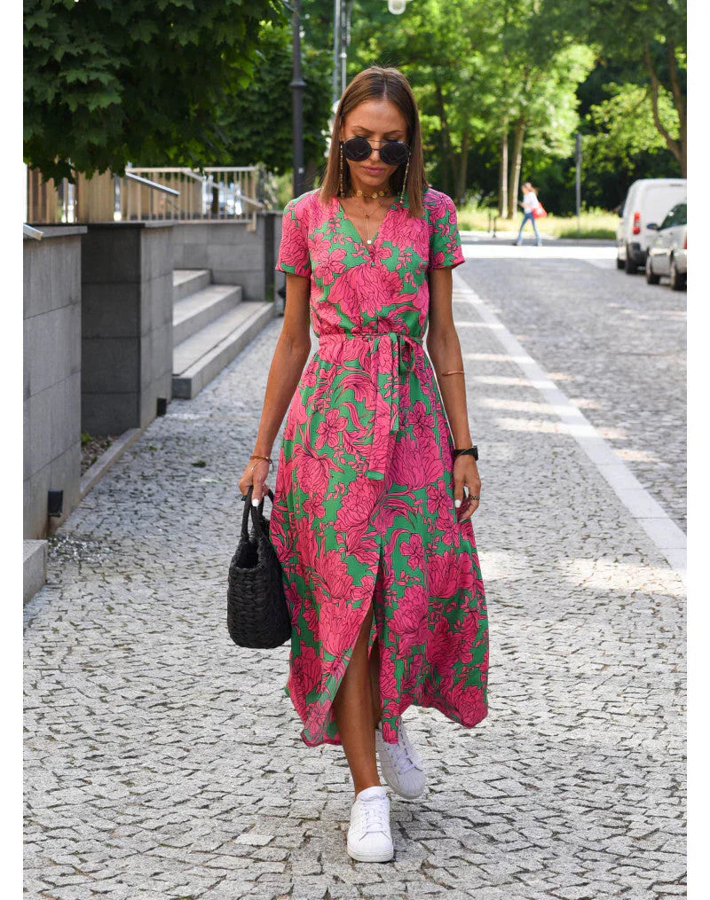 Eva | Stilvolles Kleid mit V-Ausschnitt