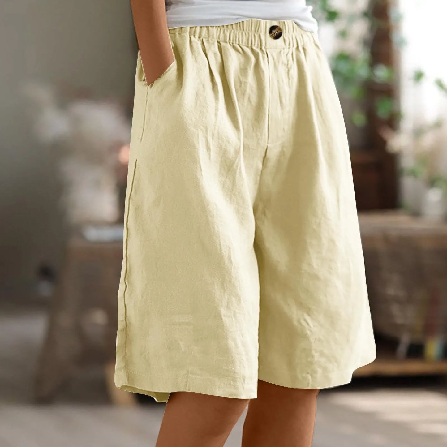Lilly | Bequeme Shorts mit elastischem Bund und Tasche