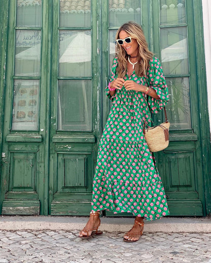 Bellona | Langes Boho Kleid