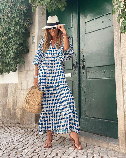 Corinna | Langes Kleid im Bohemian-Stil