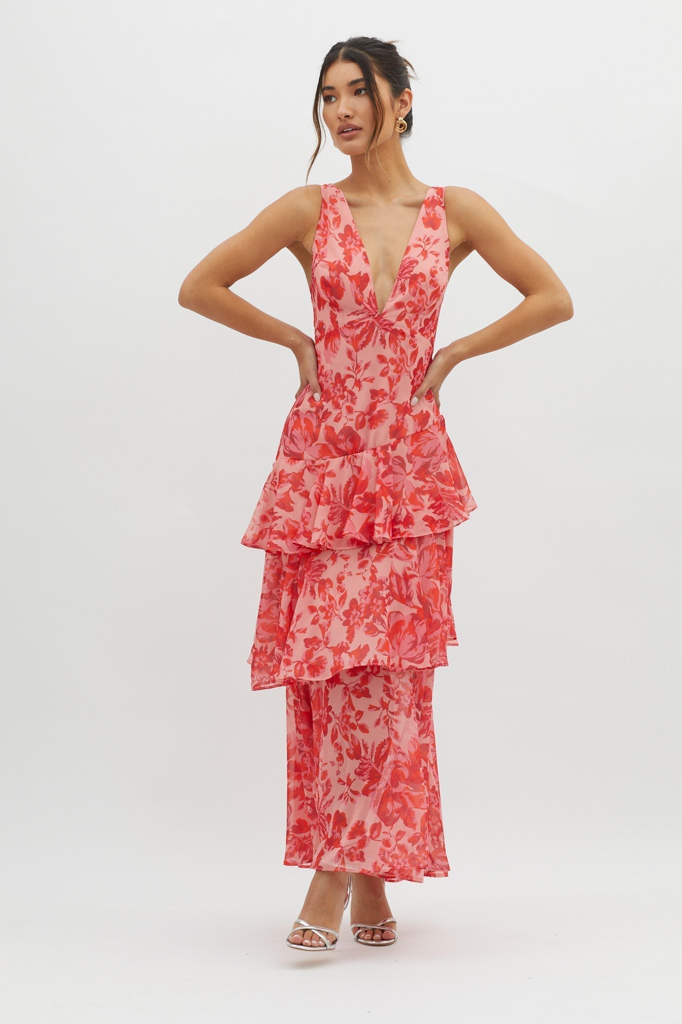 Faye | Bloom Shift Midi Kleid