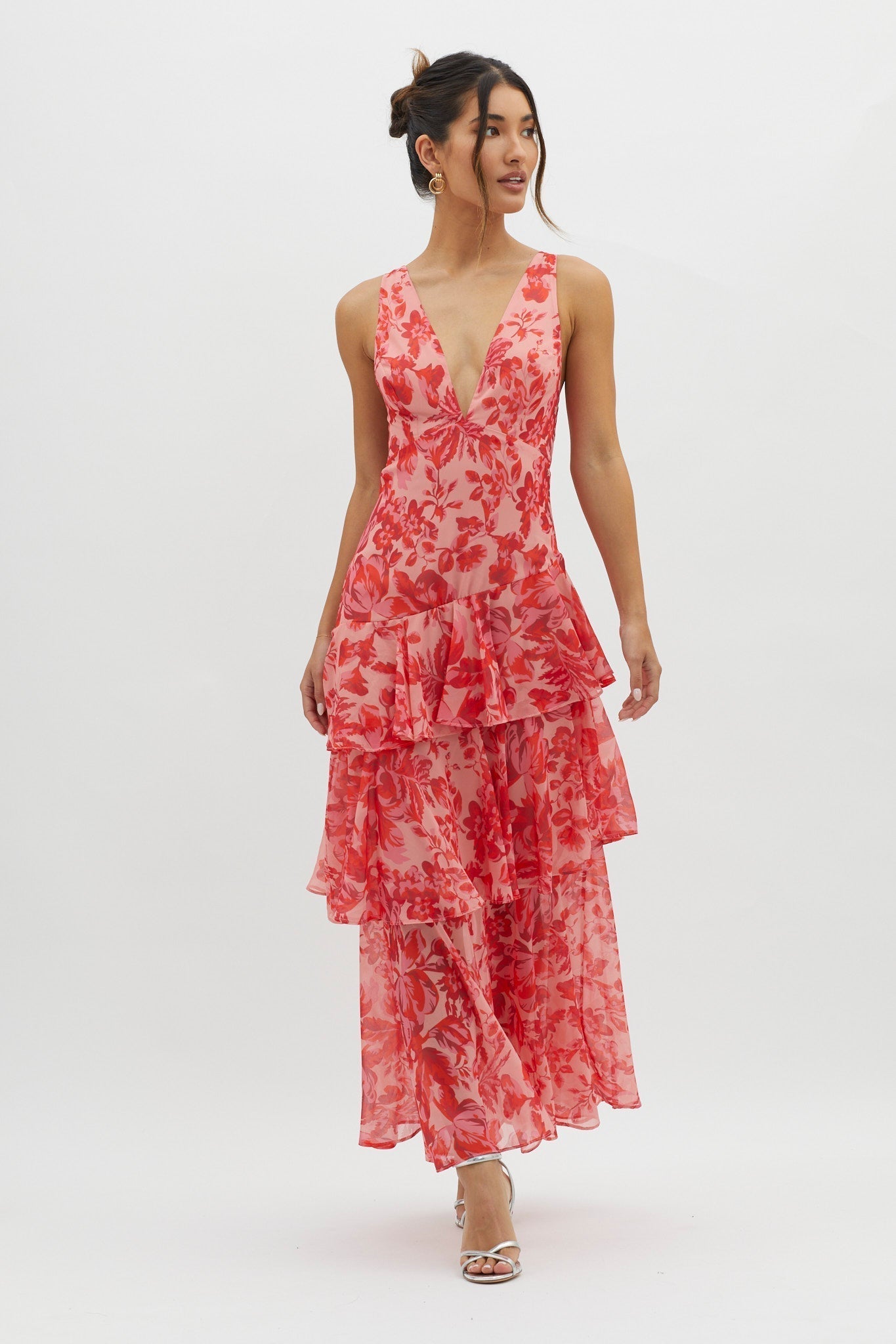Faye | Bloom Shift Midi Kleid