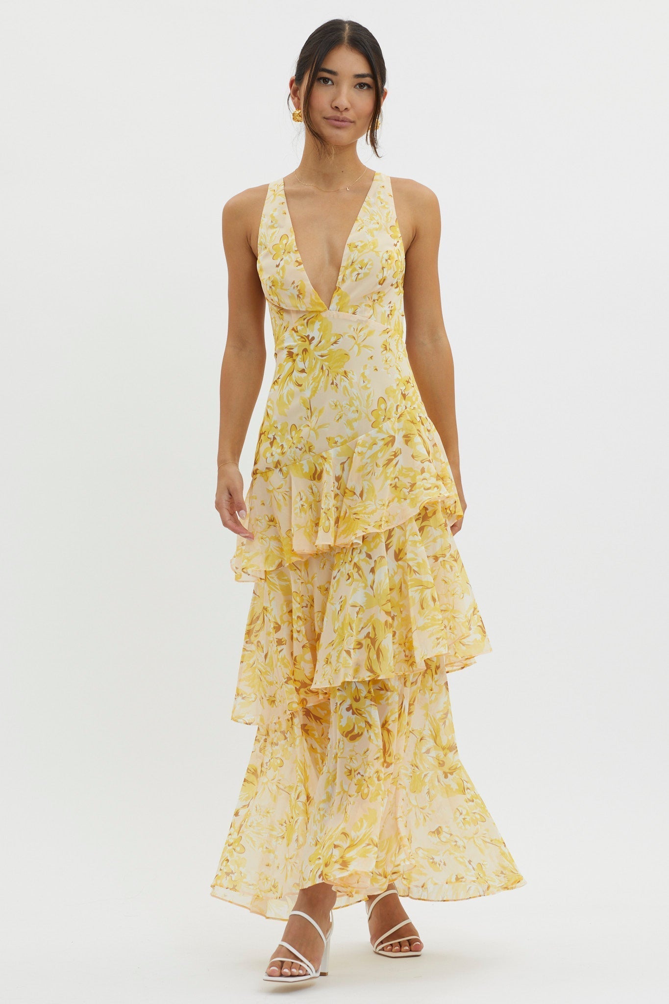 Faye | Bloom Shift Midi Kleid