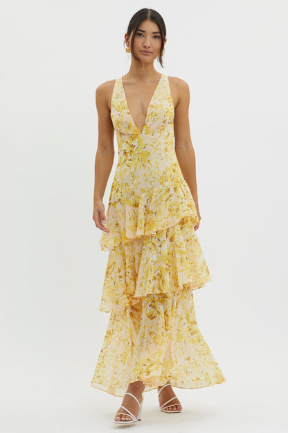 Faye | Bloom Shift Midi Kleid