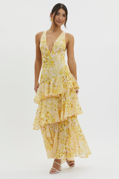Faye | Bloom Shift Midi Kleid