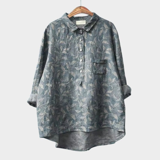 Lena | Bluse Premium mit Spitzenbesatz