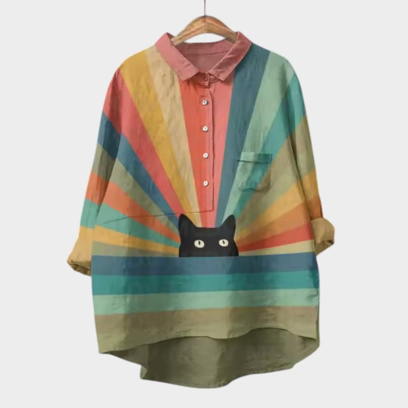 Jenny | Premium Bluse mit Spitzenbesatz