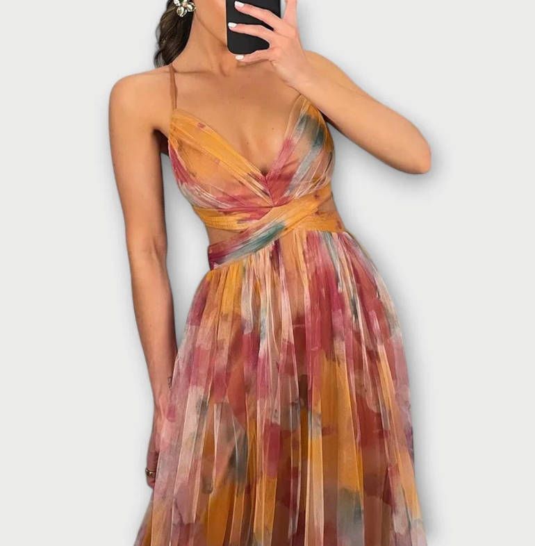 Alina – Anmutiges, fließendes Kleid für jeden Anlass