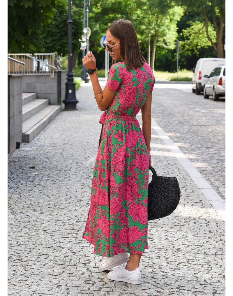Eva | Stilvolles Kleid mit V-Ausschnitt