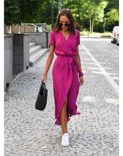 Eva | Stilvolles Kleid mit V-Ausschnitt