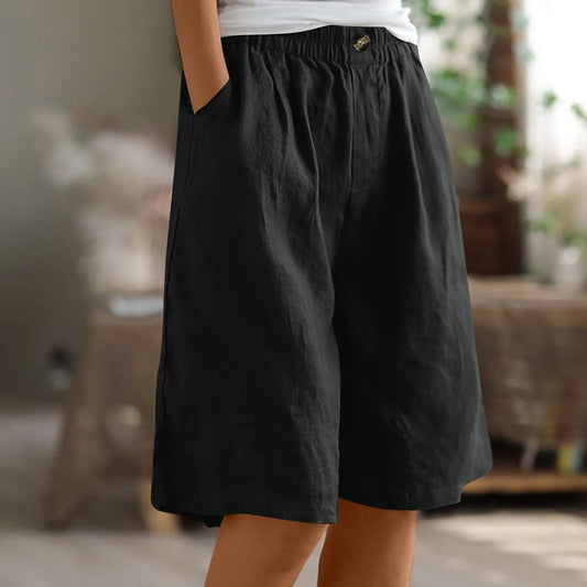 Lilly | Bequeme Shorts mit elastischem Bund und Tasche