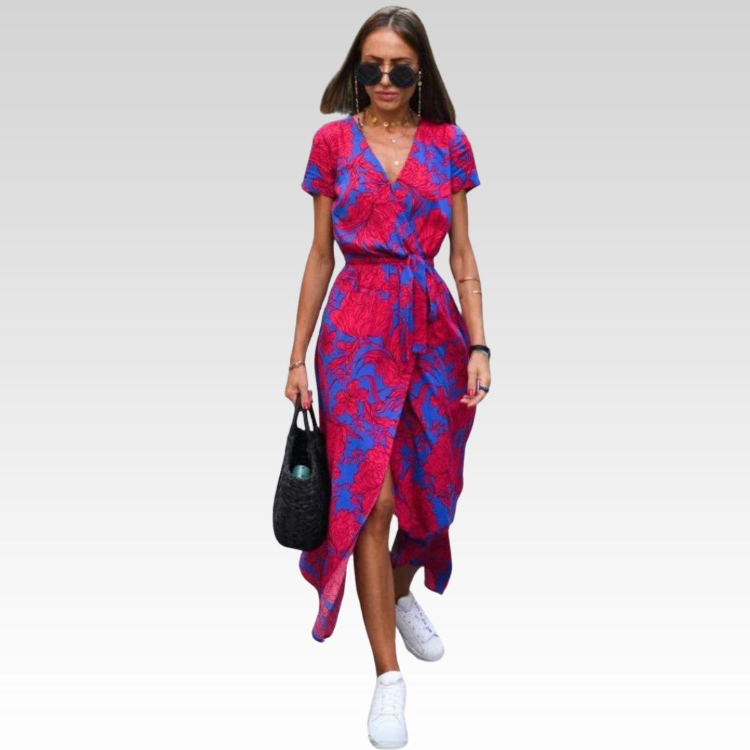 Eva | Stilvolles Kleid mit V-Ausschnitt