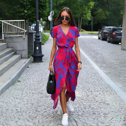 Eva | Stilvolles Kleid mit V-Ausschnitt