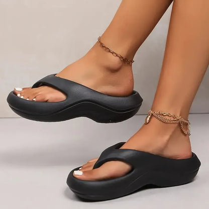 Lieselotte - Flache Slipper-Sandalen für Damen