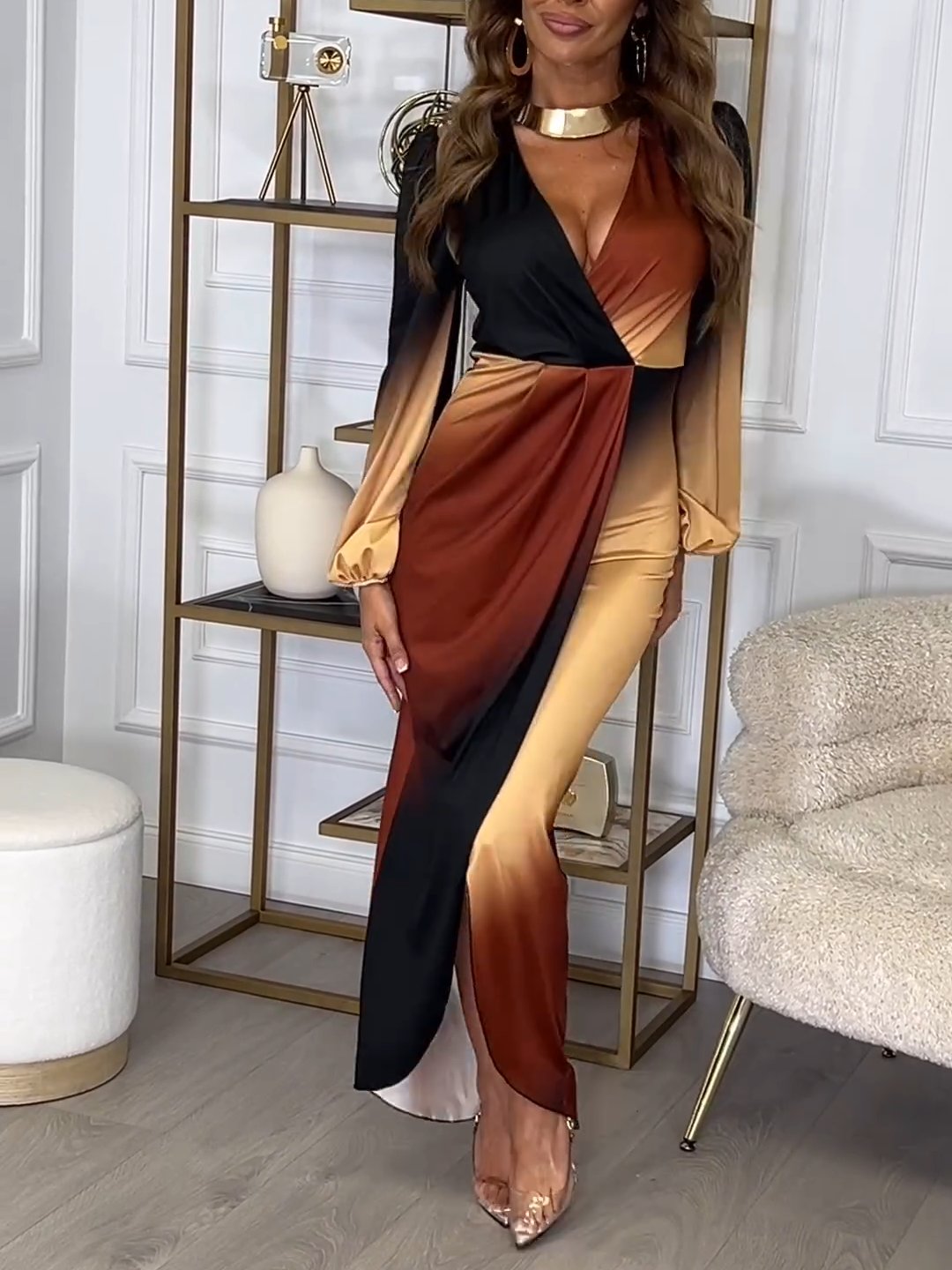 Jolie - Maxi-Wickelkleid