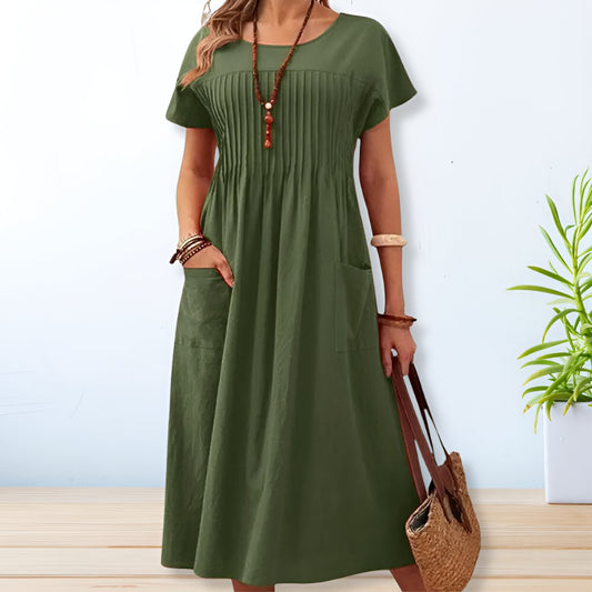 Carlene | Elegantes Kleid mit Taschen