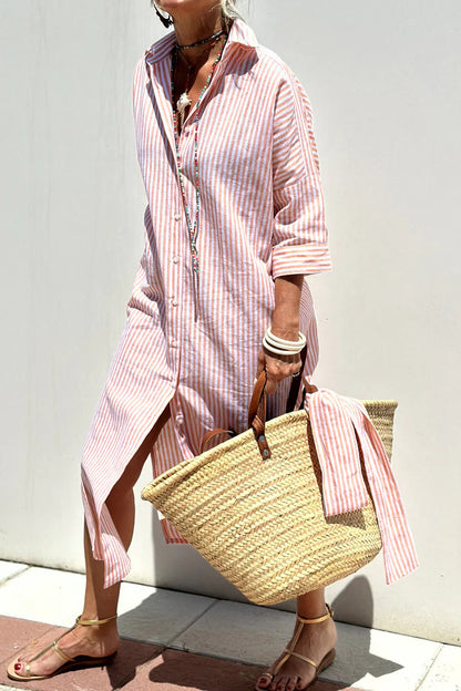 Leonie - Brit & Boho Gestreiftes Hemd