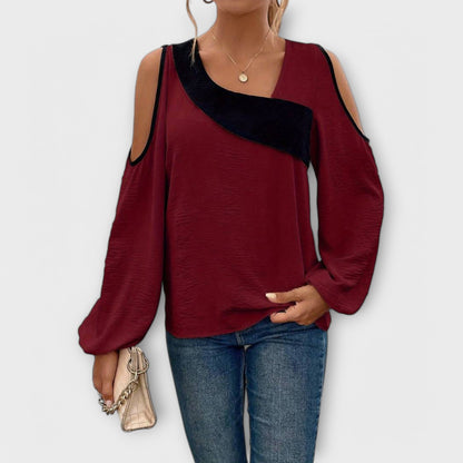 Scarlett | Bluse mit quadratischem Ausschnitt