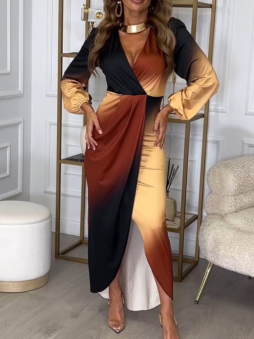 Jolie - Maxi-Wickelkleid