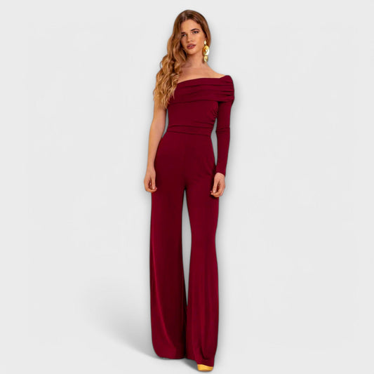 Fiona – Eleganter One-Shoulder Jumpsuit