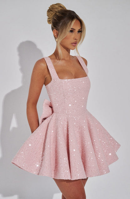 Luniva™ | Bow Tie Mini Dress