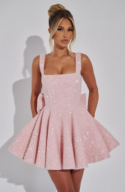 Luniva™ | Bow Tie Mini Dress