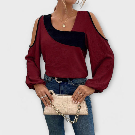 Scarlett | Bluse mit quadratischem Ausschnitt
