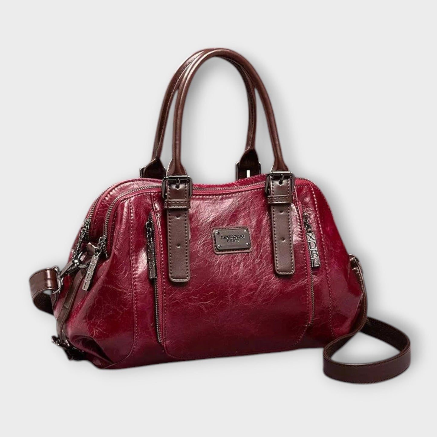 Léora. - Elegante Vintage-Schultertasche