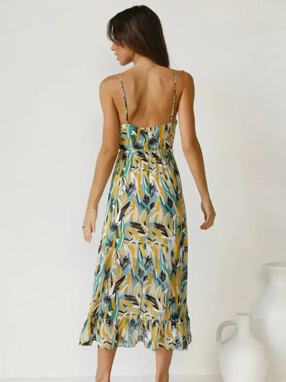 Chiara | Bunte Midi-Kleid