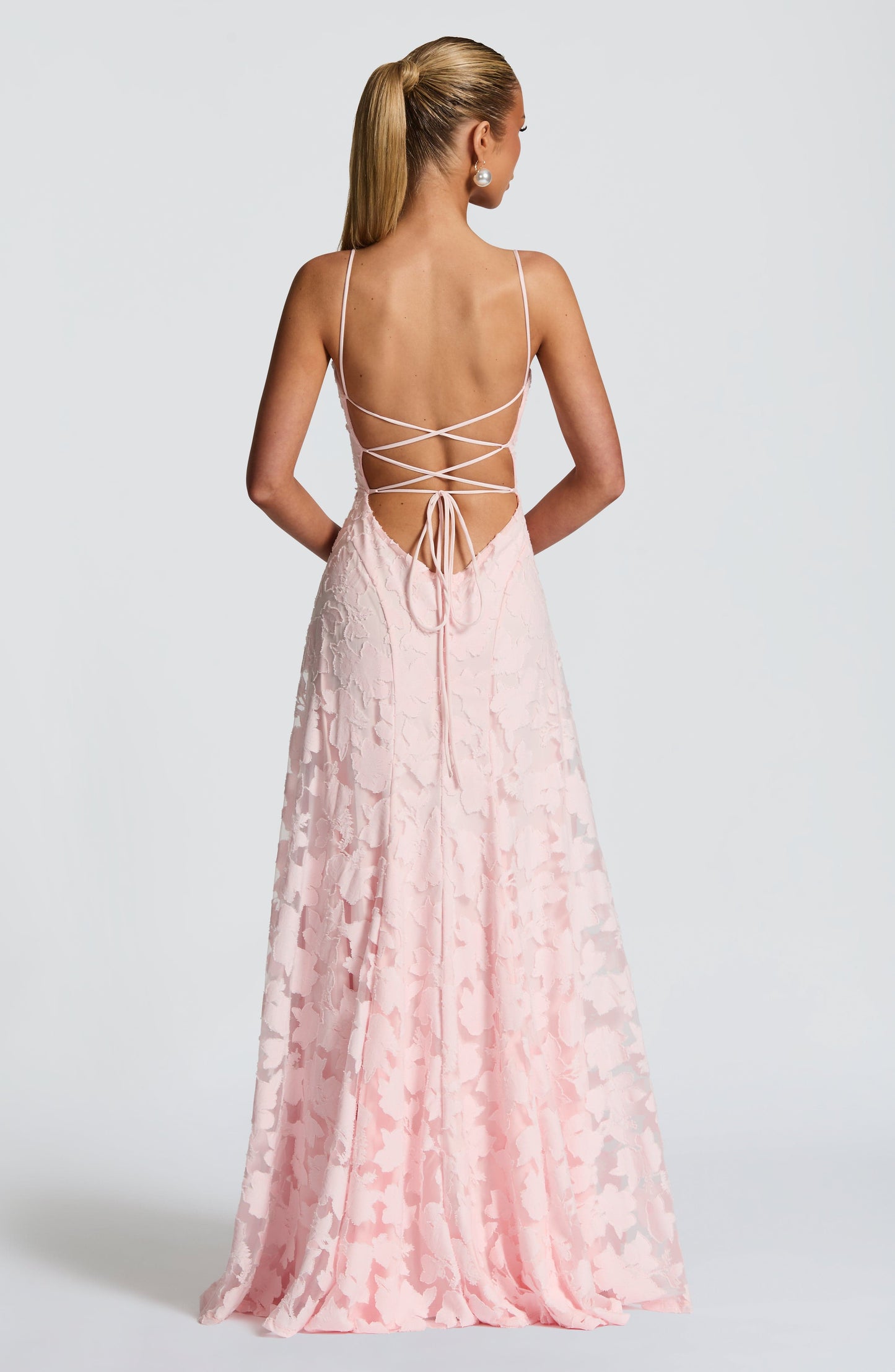 Francisa - Lace Corset Maxi Dress