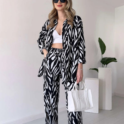 Sybille – Luxuriöses Set aus Oberteil und Hose