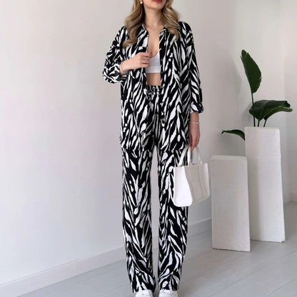 Sybille – Luxuriöses Set aus Oberteil und Hose