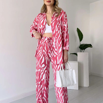 Sybille – Luxuriöses Set aus Oberteil und Hose