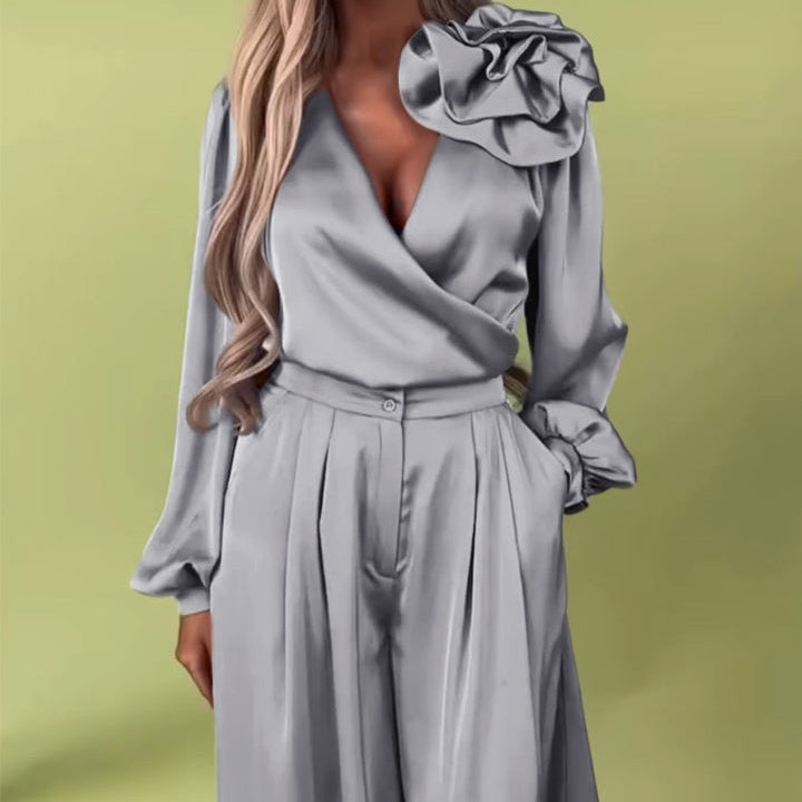 Vera – Luxuriöses Satin-2-tlg. Set