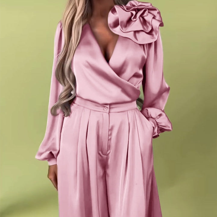 Vera – Luxuriöses Satin-2-tlg. Set